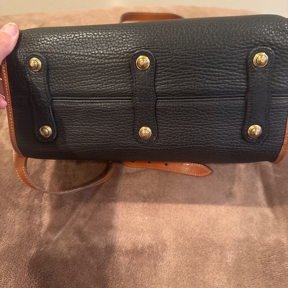 Vintage Dooney & Bourke Pebbled Leather Satchel - Picture 2 of 6